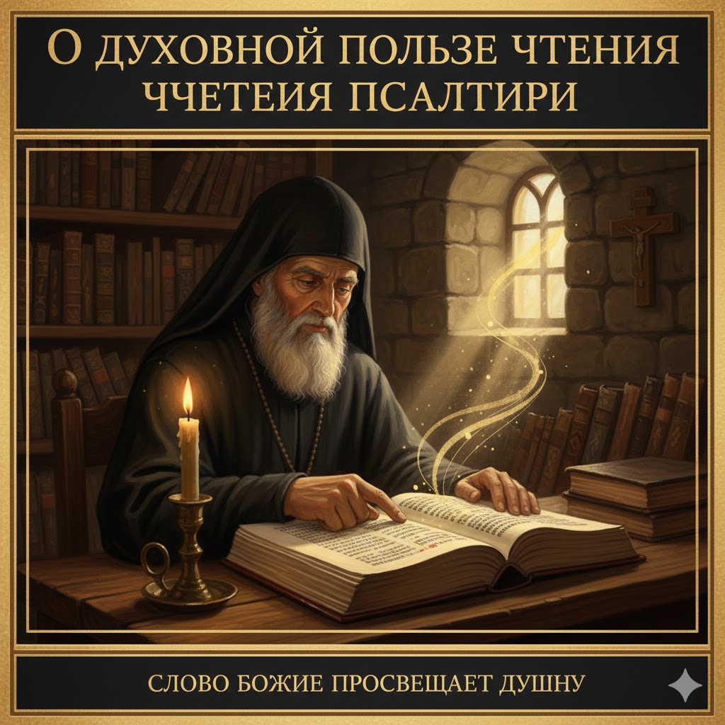 О духовной пользе чтения Псалтири